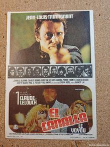 Cinema: FOLLETO DE MANO DE LA PELICULA EL CANALLA